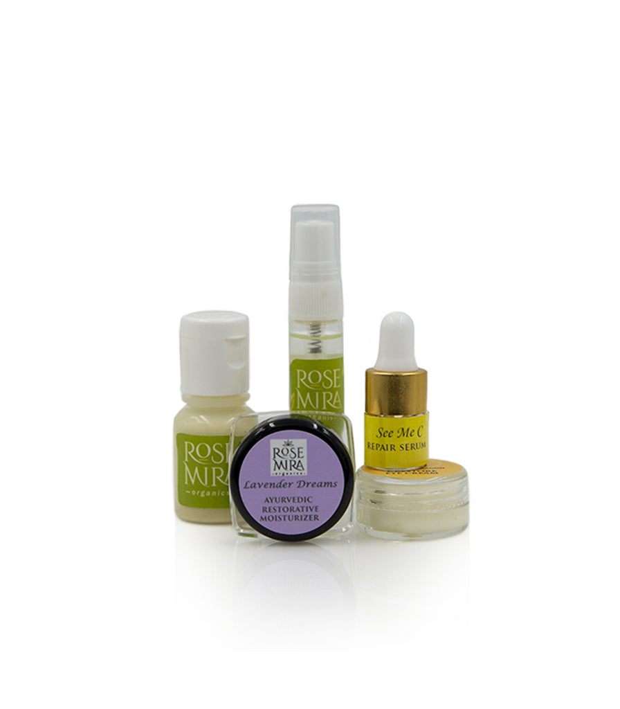 A daily routine mini sample kit for combination/oily skin