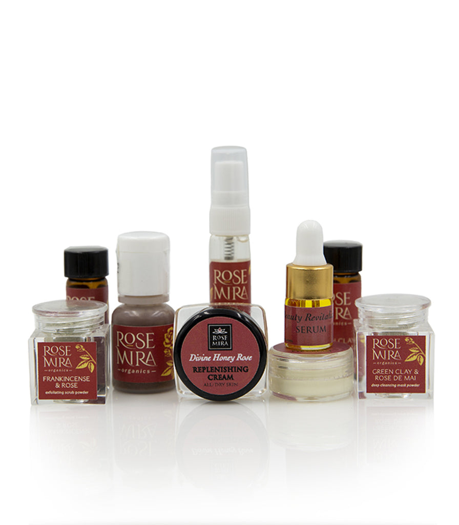 Rosemira Essentials Mini Sample Kit for dry/mature skin 