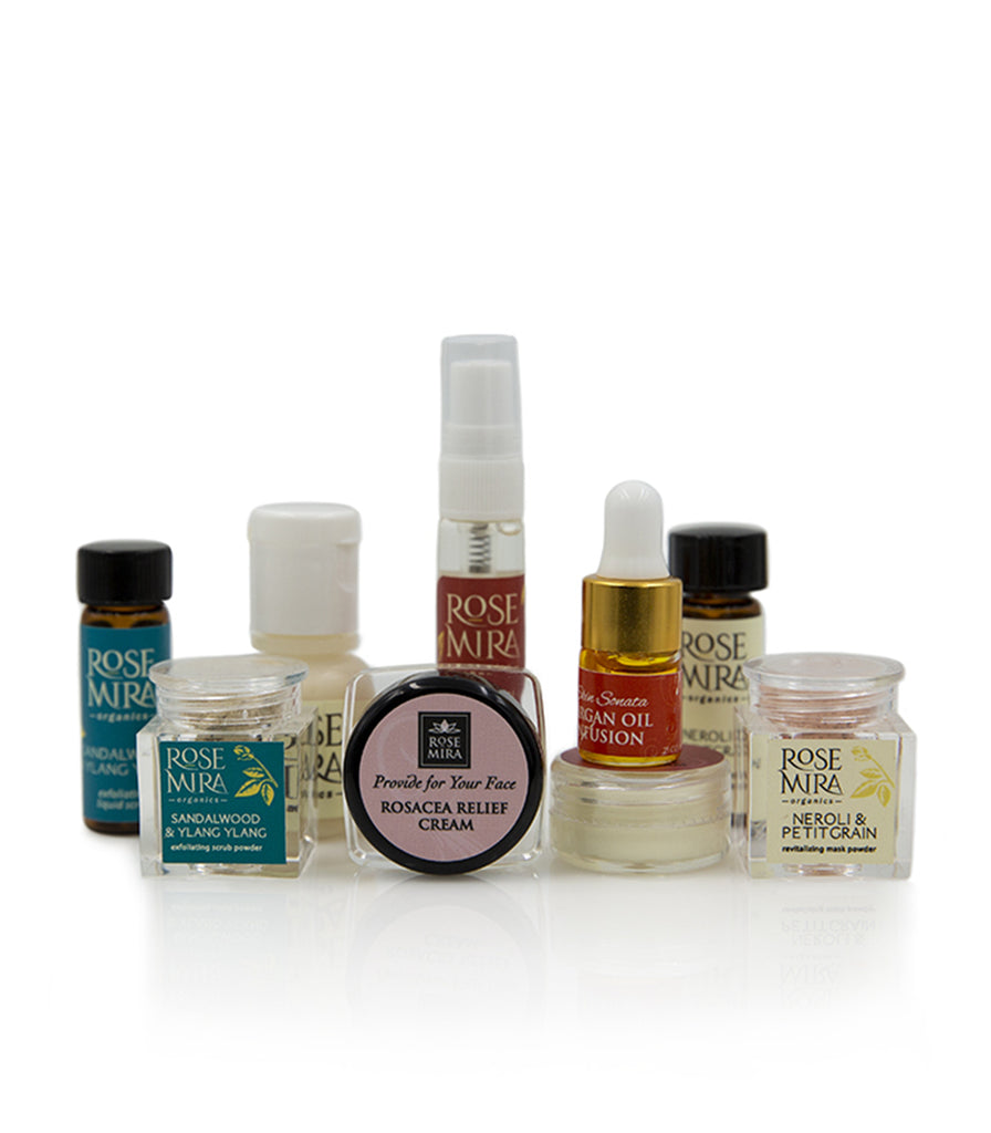 Rosemira Essentials Mini Sample Kit for sensitive/dry skin 
