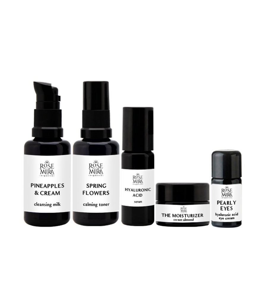 Hyaluronic Acid Soothing Kit - A Travel Collection for Dry or Sensitive Skin