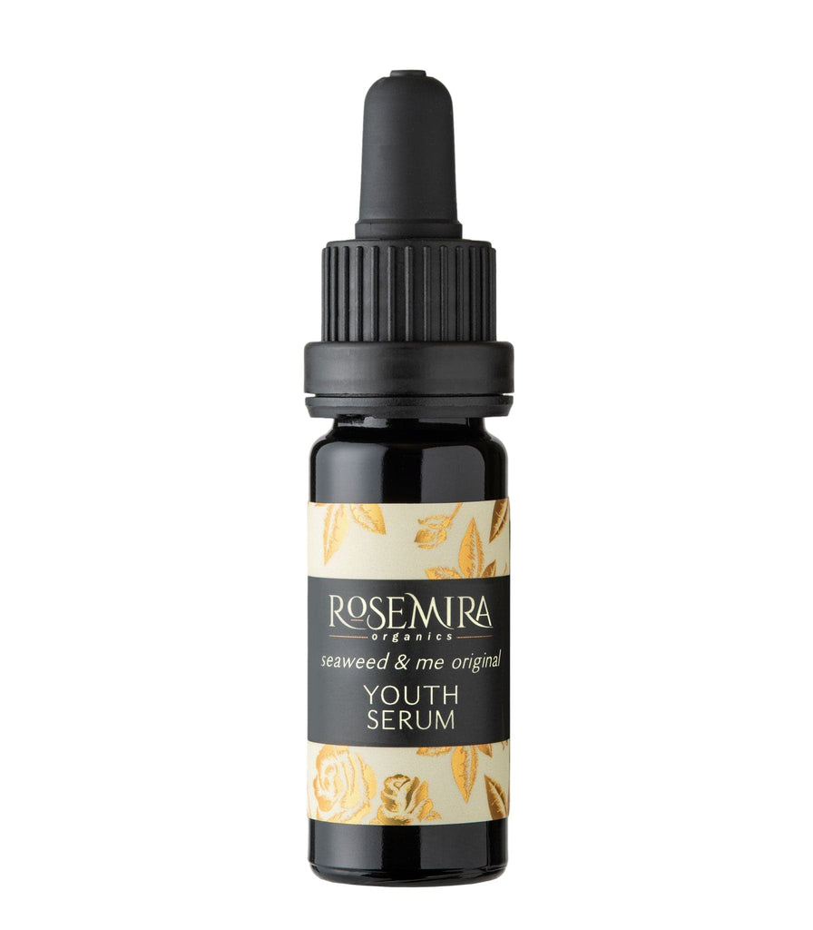 Seaweed and Me Original Youth Serum, original formula, in black bottle on white