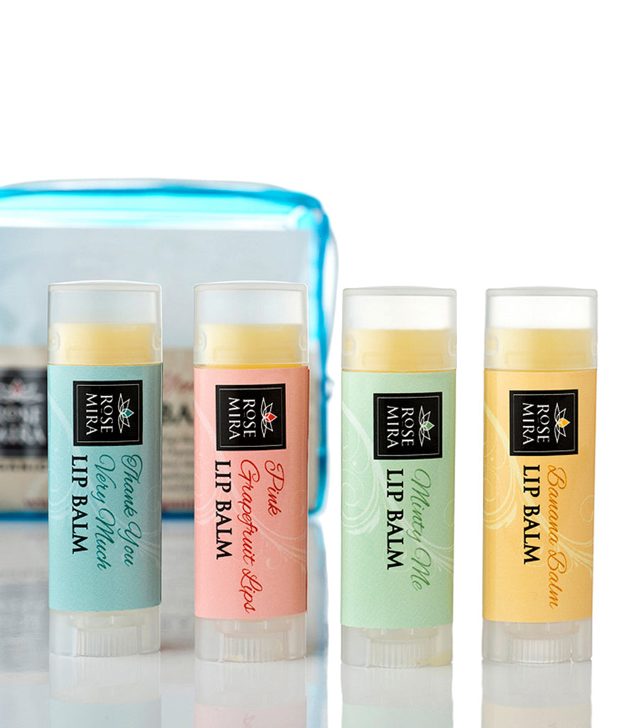 To Your Lips - 4 Organic Lip Balms in one kit