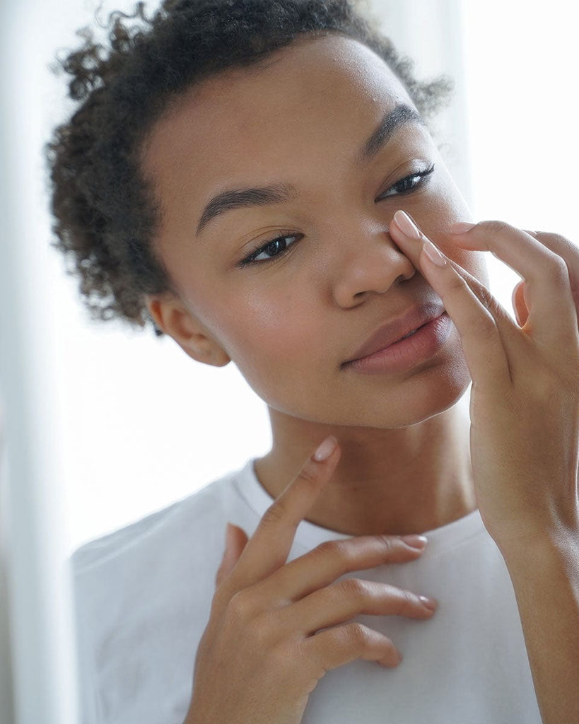 Step 1: Applying Rosemira moisturizing cream for hydrated skin