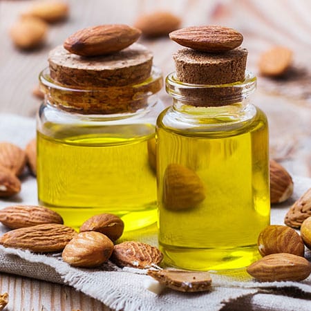 Almond oil ingredient in Rosemira Skincare for deep hydration and smooth skin