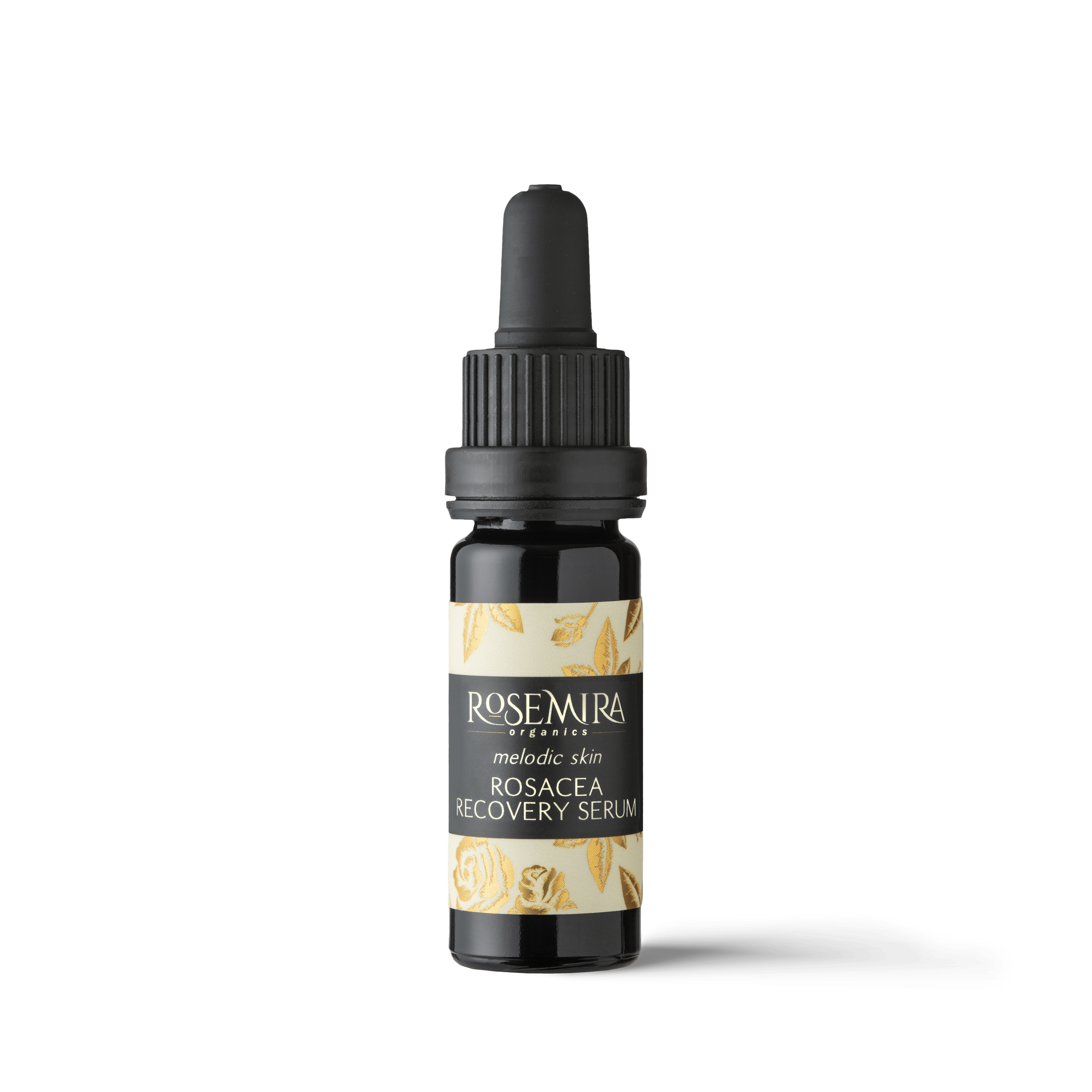 Rosemira Rosácea Recovery Serum bottle on a white background