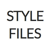 Style Files logo