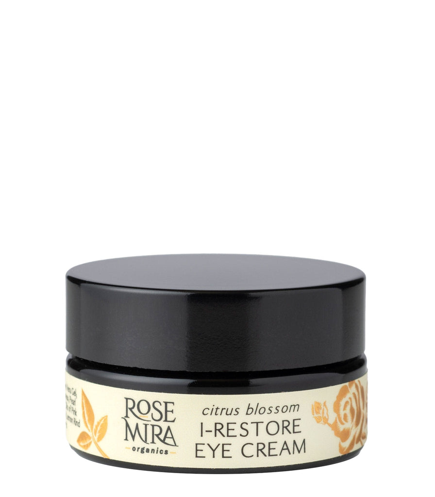 Citrus Blossom I-Restore Eye Cream in black miron glass